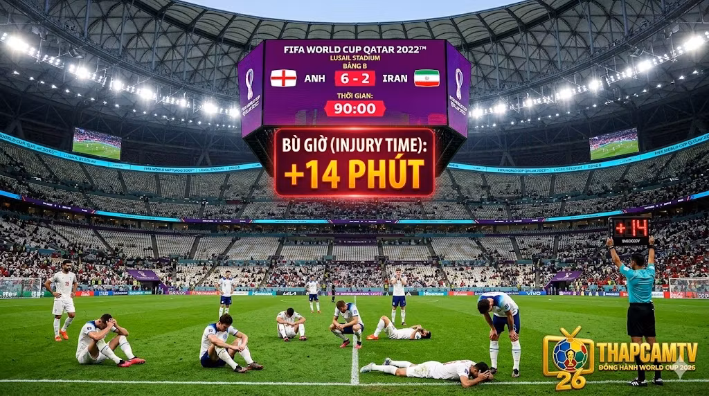 Thời gian bù giờ trong bóng đá: Bản chất, Chiến thuật & Luật FIFA 2026