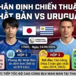 Nhận định tổng quan chiến thuật và lực lượng trận đấu Nhật Bản vs Uruguay giao hữu quốc tế ngày 24/09/2026 từ chuyên gia ThapcamTV.