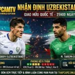 Nhận định trận đấu Uzbekistan vs Iran lúc 21h00 ngày 24/09/2026 trên ThapcamTV. Cuộc đối đầu tâm điểm giữa Shomurodov và Taremi.